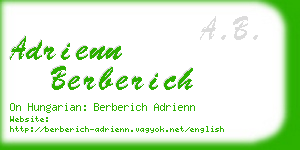 adrienn berberich business card